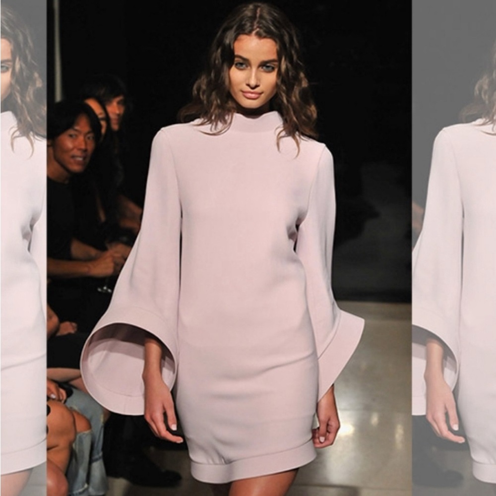 Brandon Maxwell Mockneck Dress Size 6